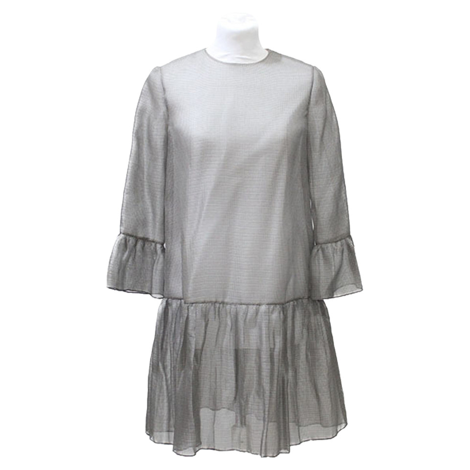 Dior Kleid aus Seide in Grau