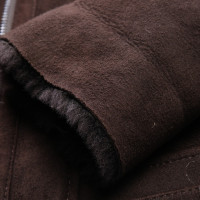 Sly 010 Jacke/Mantel aus Leder in Braun