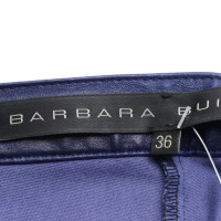 Barbara Bui Paire de Pantalon en Cuir en Bleu