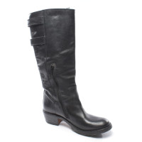 Moma Boots Leather in Black