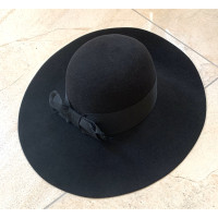 Saint Laurent Chapeau/Casquette en Laine en Noir