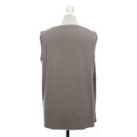 Luisa Cerano Top Jersey in Taupe