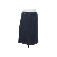Stefanel Skirt Cotton in Blue