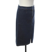 Stefanel Skirt Cotton in Blue