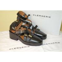 Clergerie Sandals Leather in Black