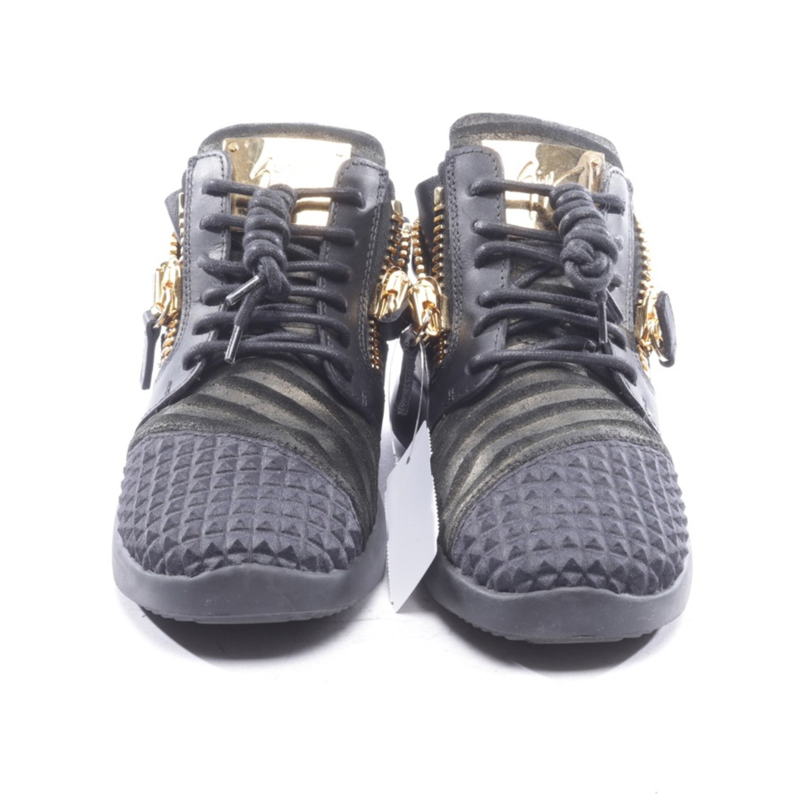 Giuseppe Zanotti Trainers Leather in Black - Second Hand Giuseppe Zanotti  Trainers Leather in Black buy used for 190€ (4373497)