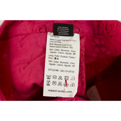 Maison Scotch Shorts aus Baumwolle in Rosa / Pink