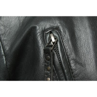 Blaumax Jacke/Mantel aus Leder in Grün