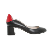 Lulu Guinness Pumps/Peeptoes en Cuir en Noir