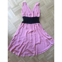 Annie P Kleid aus Seide in Rosa / Pink
