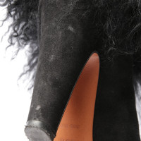 Alaïa Stiefel aus Leder in Schwarz