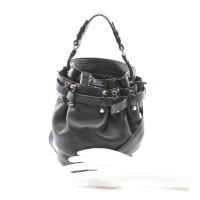 Alexander Wang Diego Bucket Bag Small Leer in Zwart