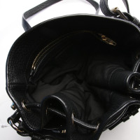 Alexander Wang Diego Bucket Bag Small Leer in Zwart