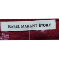 Isabel Marant Etoile Vestito in Seta in Rosso