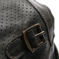 Belstaff Stiefel aus Leder in Grau