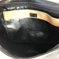 Krizia Shoulder bag Leather in Ochre
