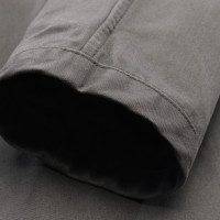 Yves Salomon Jacket/Coat Cotton in Grey