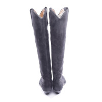 Isabel Marant Bottes en Cuir en Gris