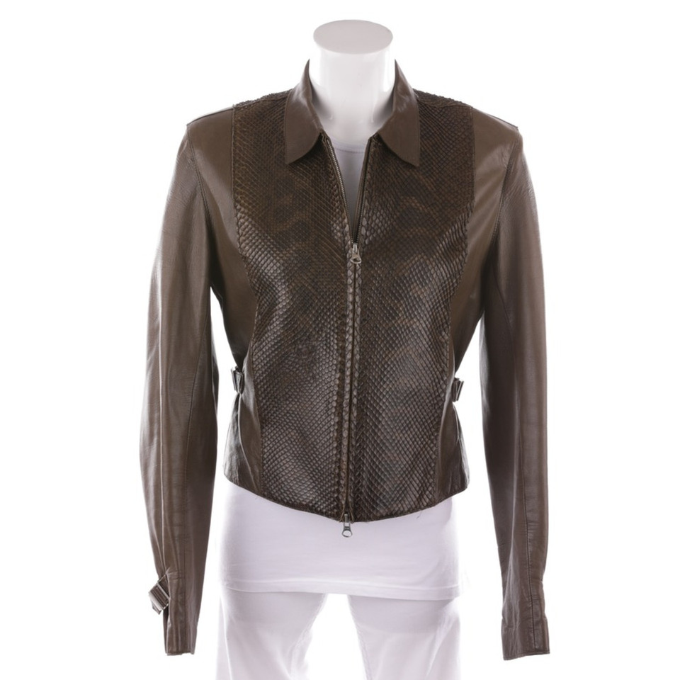 Sylvie Schimmel Jacket/Coat Leather in Brown