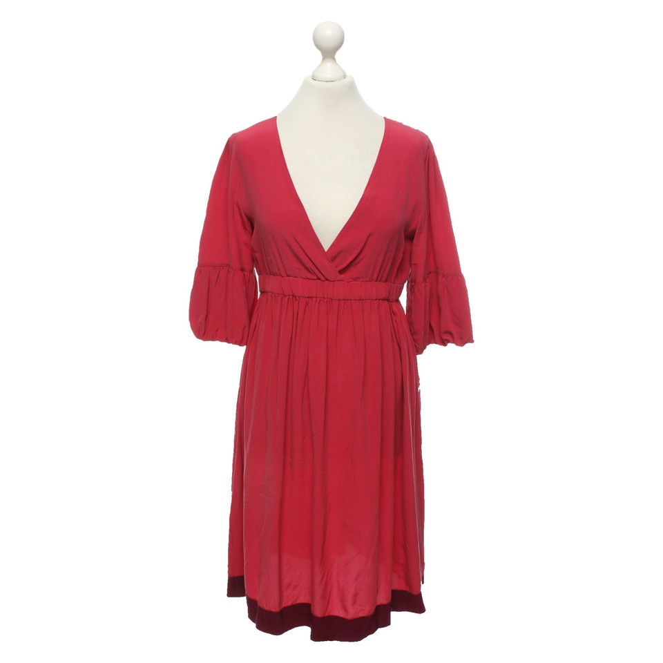 Erika Cavallini Robe en Soie en Rouge