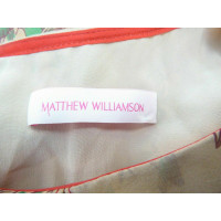 Matthew Williamson Vestito in Seta in Arancio