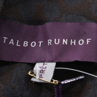 Talbot Runhof Robe en Marron