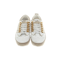 Dsquared2 Sneaker in Pelle in Bianco