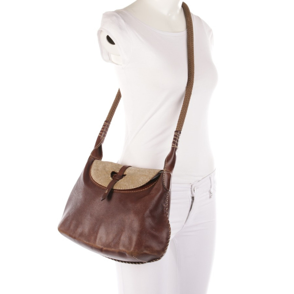 Henry Beguelin Shoulder bag Leather in Brown