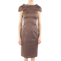 Talbot Runhof Dress in Brown