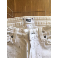 Paige Jeans Jeans en Coton en Blanc