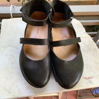 Trippen Chaussures compensées en Cuir en Noir