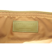 Longchamp Clutch Leer in Groen