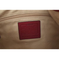 Coach Handbag Leather in Fuchsia