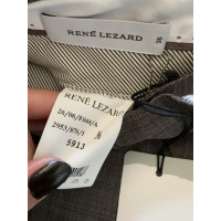 René Lezard Trousers Wool in Brown