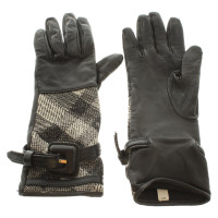 Burberry Prorsum Handschuhe in Schwarz/Weiß