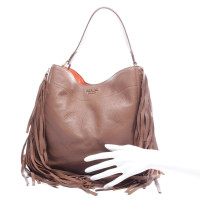 Prada Shopper Leather in Brown