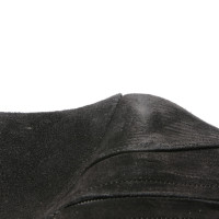 Lanvin Stiefeletten aus Leder in Schwarz
