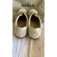 Hogan Trainers Canvas in White
