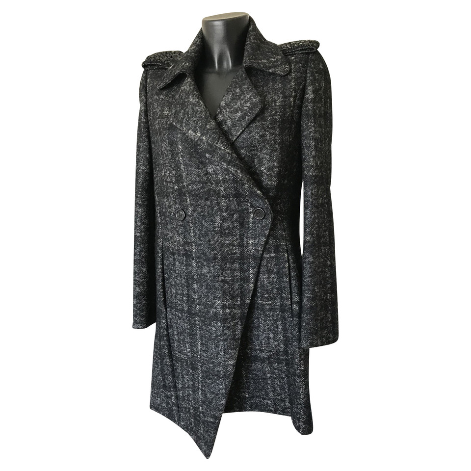 Markus Lupfer Jacke/Mantel aus Wolle in Grau