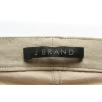 J Brand Trousers Leather in Beige