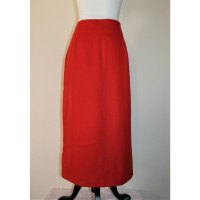 Genny Skirt Wool in Red