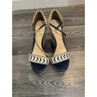 Gucci Wedges Leather in Blue