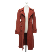 Gucci Jacket/Coat Suede in Red