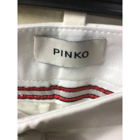 Pinko Hose aus Viskose in Weiß