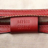 Gucci Boston Bag aus Leder in Rot