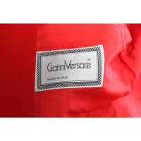 Versace Blazer aus Wolle in Rot