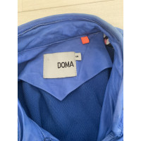 Doma Jas/Mantel Leer in Blauw