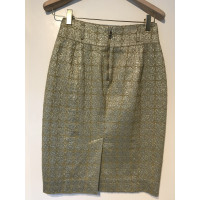 Burberry Skirt Cotton in Gold