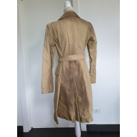 Pinko Jacket/Coat Cotton in Khaki