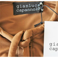 Gianluca Capannolo Kleid aus Baumwolle in Braun
